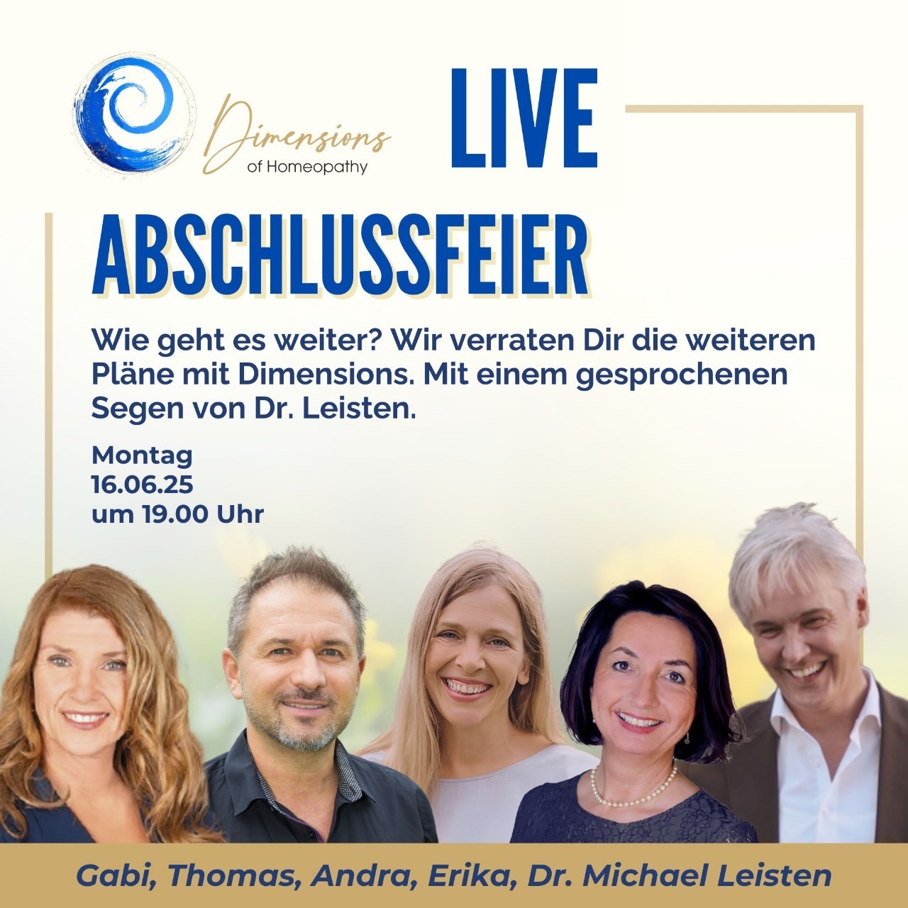 Speaker - Live - Abschlussfeier