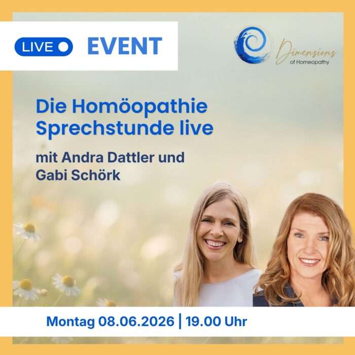 Die Homoeopathie Sprechstunde live