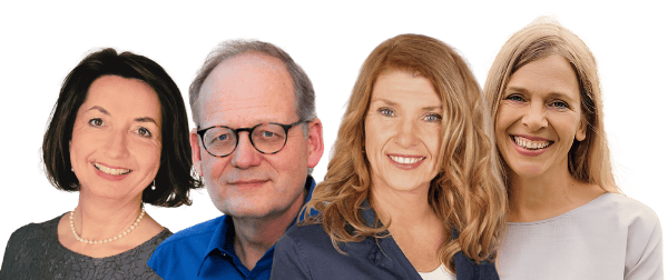 Andra, Erika, Gabi, Dr. Stefan Troschke und Andere